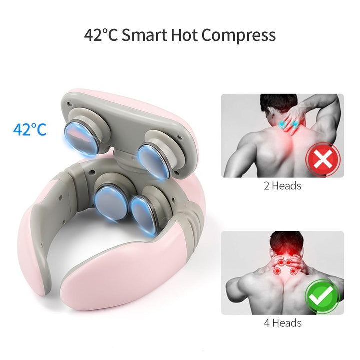 Masajeador Eléctrico Inteligente para Cuello y Hombros